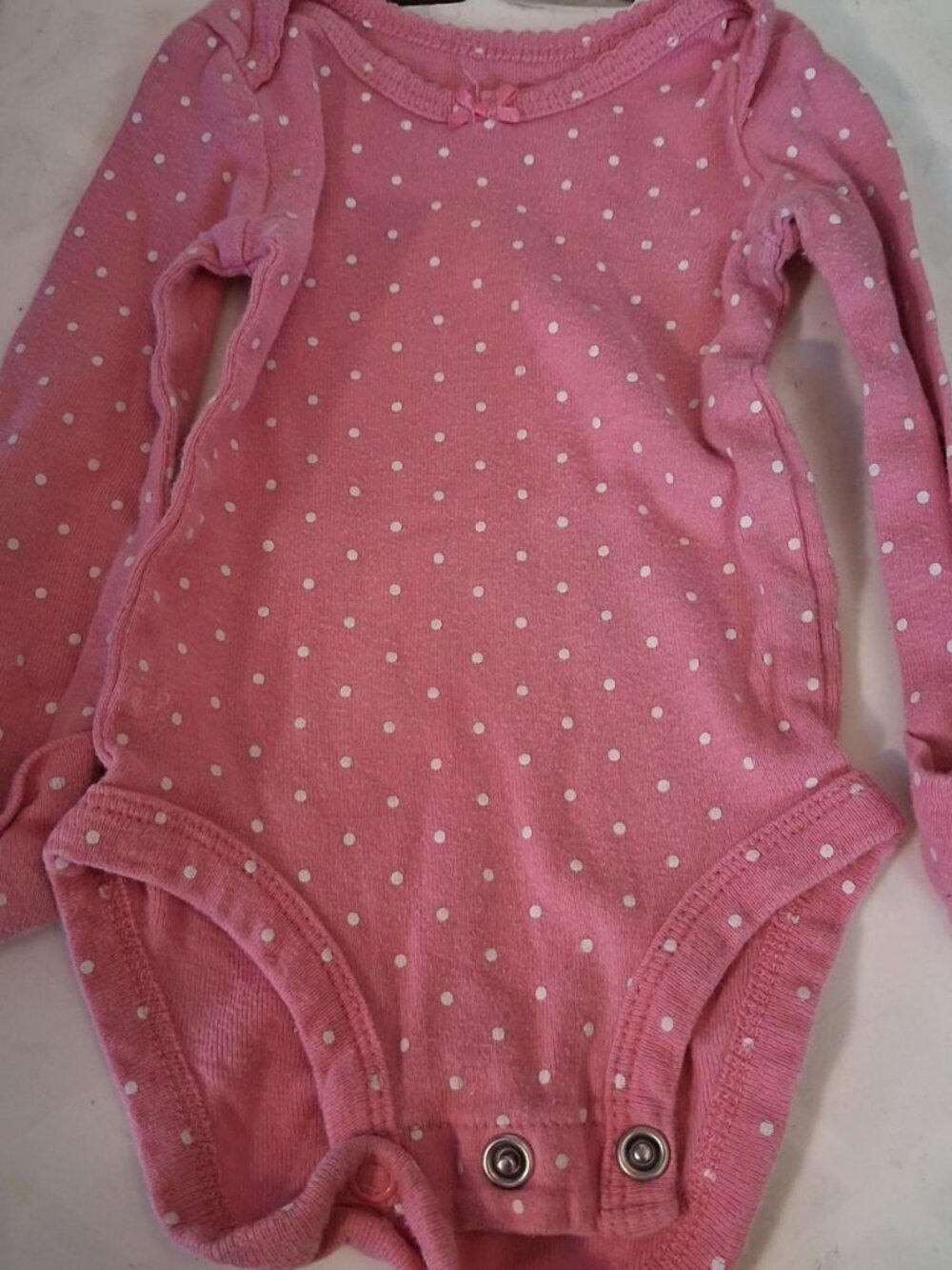 Carter's Girls' Pink Sleepsuits-babygrows